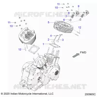 ENGINE, CYLINDER HEAD ASM.