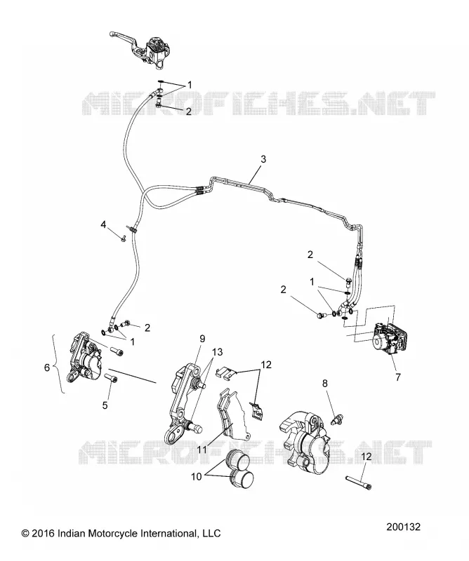 BRAKES, FRONT ASM., W/ABS