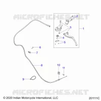 CONTROLS, CLUTCH LEVER AND CABLE
