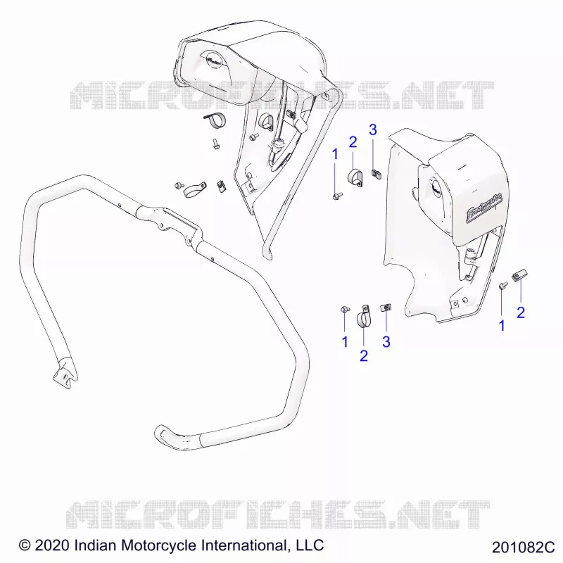 FAIRING, LOWER, MOUNTING