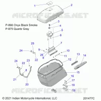 SADDLEBAG ASM.