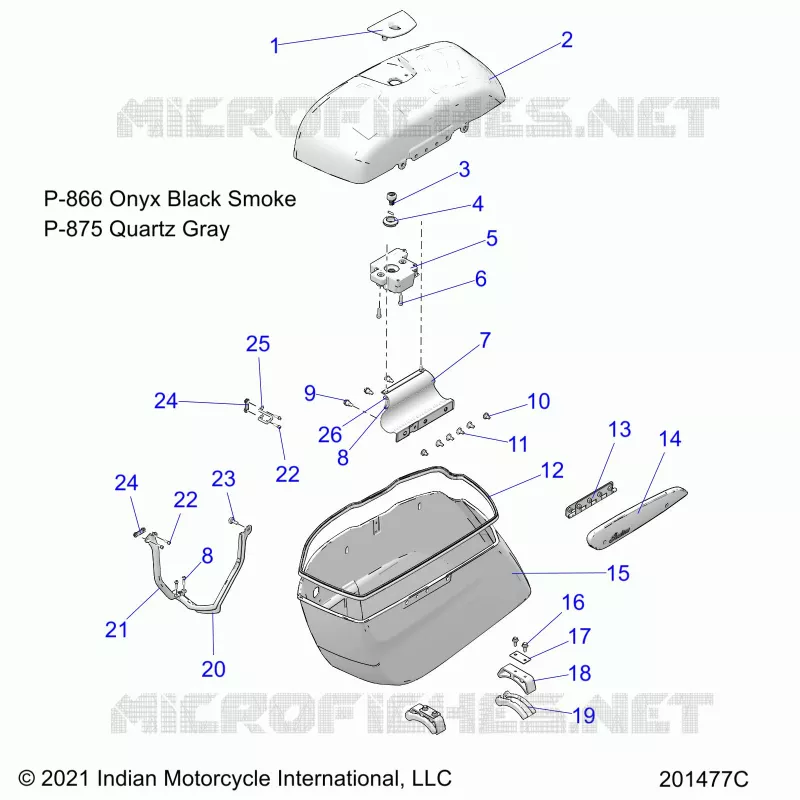 SADDLEBAG ASM.