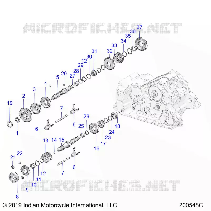 DRIVE TRAIN, INPUT AND OUTPUT SHAFTS