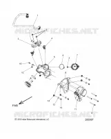 FUEL SYSTEM, FUEL CLAM SHELL/THROTTLE BODY