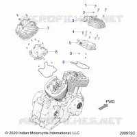 ENGINE, ROCKER COVERS