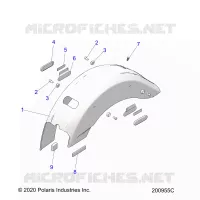 BODYWORK - REAR FENDER