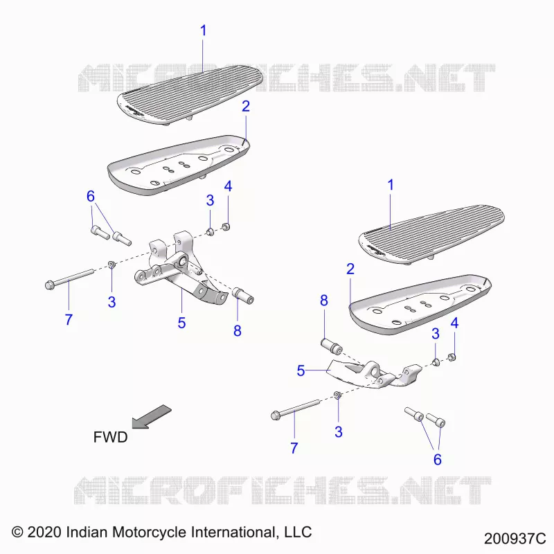 CHASSIS, FLOORBOARD, DRIVER