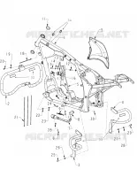 CHASSIS, FRAME AND SIDESTAND