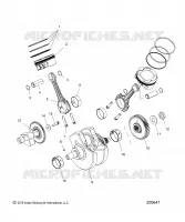 ENGINE, PISTON AND CRANKSHAFT