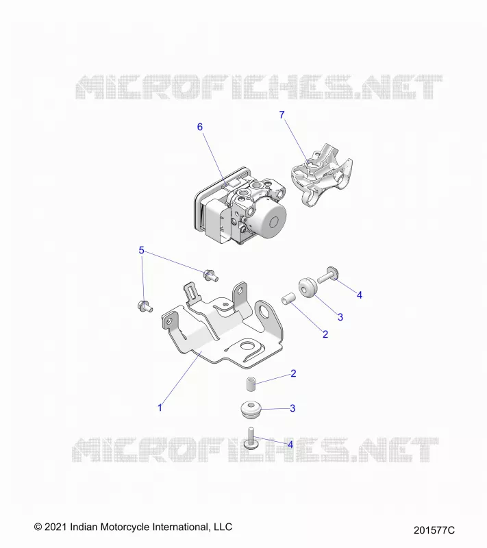 BRAKES, ABS BRAKE MODULE MOUNTING