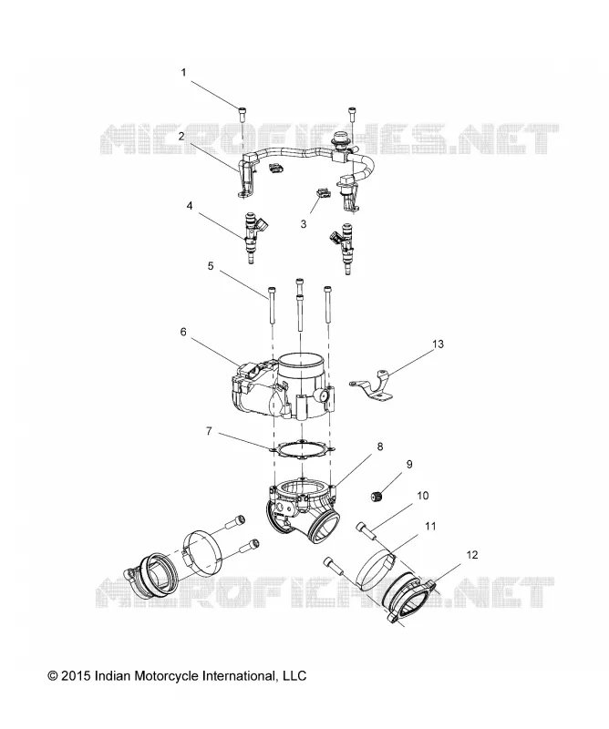 ENGINE, THROTTLE BODY/FUEL RAIL
